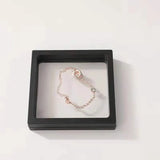 10 PCS Jewelry Storage Box PE Film Suspension Necklace Display Transparent