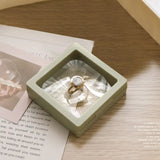 10 PCS Jewelry Storage Box PE Film Suspension Necklace Display Transparent