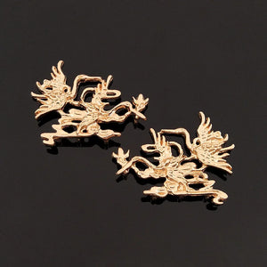 10 PCS KC Plated Alloy Flying Crane Hairpin Retro Headdress