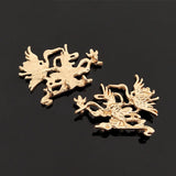 10 PCS KC Plated Alloy Flying Crane Hairpin Retro Headdress