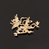 10 PCS KC Plated Alloy Flying Crane Hairpin Retro Headdress