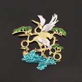 10 PCS KC Plated Enamel Clouds Crane Headwear Accessories DIY Jewelry Making