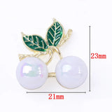 10 PCS Enamel Leaves Flowers Pendant Charms for DIY Jewelry Making