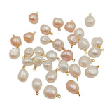 10 PCS 100% Nature Freshwater Loose Baroque Shape Pearl DIY Beads