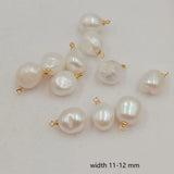 10 PCS 100% Nature Freshwater Loose Baroque Shape Pearl DIY Beads