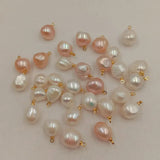 10 PCS 100% Nature Freshwater Loose Baroque Shape Pearl DIY Beads