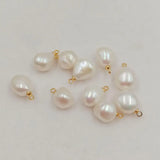 10 PCS 100% Nature Freshwater Loose Baroque Shape Pearl DIY Beads