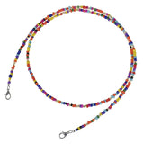 10 PCS Rainbow Silicone Bead Anti-lost Glasses Lanyard Strap