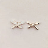 10 PCS Rhinestone Flower Butterfly Accessories for DIY Jewelry Making