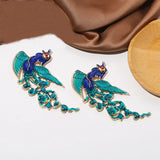 10 PCS Enamel Phoenix Birds DIY Jewelry Making Accessories