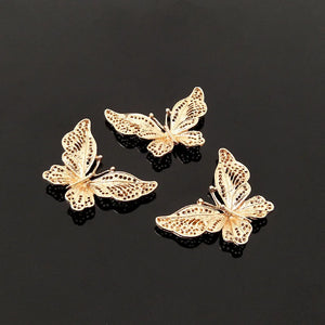 10 PCS Butterfly Alloy Charms for Jewelry Making