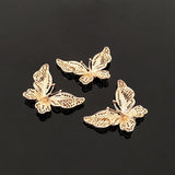 10 PCS Butterfly Alloy Charms for Jewelry Making