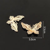 10 PCS Butterfly Alloy Charms for Jewelry Making