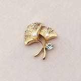 10PCS Metal Alloy Leaves Crystal Pearl Leaf DIY Jewelry Making