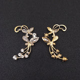 10 PCS Metal Rhinestone Tree Branch Flower DIY Headwear Jewelry Making