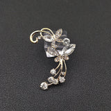 10 PCS Metal Rhinestone Tree Branch Flower DIY Headwear Jewelry Making