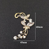 10 PCS Metal Rhinestone Tree Branch Flower DIY Headwear Jewelry Making
