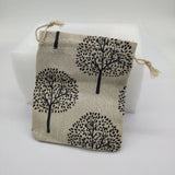 10 PCS Cotton Linen Pouch Drawstring Bag Wedding Gift Packaging