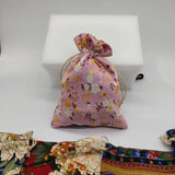 10 PCS Cotton Linen Pouch Drawstring Bag Wedding Gift Packaging