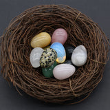 10 PCS Natural Agate Stone Egg Decoration Divination Stone Gift