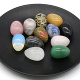 10 PCS Natural Agate Stone Egg Decoration Divination Stone Gift