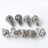 10 PCS Tibetan Silver Tee Pagoda Spacer Bead Buddha Head Loose Beads