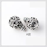 10 PCS Tibetan Silver Tee Pagoda Spacer Bead Buddha Head Loose Beads