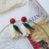10 PCS Resin Tulip Flower Charms Pendant for DIY Jewelry Making