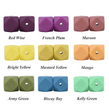 10 PCS Silicone Beads Teething Hexagon 14 MM /17MM