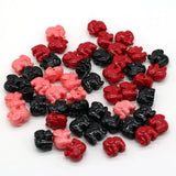 10 PCS Synthetic Coral Through Hole Beads Elephant Buddha Shape