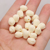 10 PCS Synthetic Coral Through Hole Beads Elephant Buddha Shape
