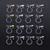 10 PCS Stainless Steel Ear Clip for Jewelry Making Resin Earrings Base