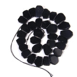 10 PCS Irregular Pentagon Stone Pendants Natural Stone Flat Piece Beads