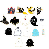 Alloy Halloween Ghost Earring Necklace Pendant