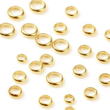 10 PCs Copper Beads Round Frames for DIY Jewelry Making 3mm 4mm 5mm