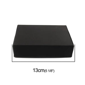 10 PCs Rectangle Jewelry Boxes 9.5cm x 7cm x 2.5cm Paper Packing