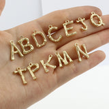 26 Pcs Alphabet Charms A-Z Letter Pendants Metal for Jewelry Craft