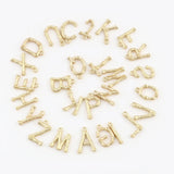 26 Pcs Alphabet Charms A-Z Letter Pendants Metal for Jewelry Craft