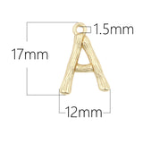 26 Pcs Alphabet Charms A-Z Letter Pendants Metal for Jewelry Craft