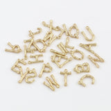 26 Pcs Alphabet Charms A-Z Letter Pendants Metal for Jewelry Craft