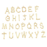 26 Pcs Alphabet Charms A-Z Letter Pendants Metal for Jewelry Craft