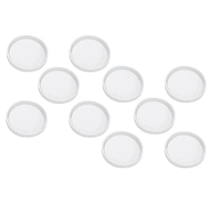 10 Pack Round Coaster Silicone Mold, Diameter 3.15Inch, Resin & Cement Casting