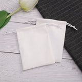 10-Pack Flannel Gift Bags Jewelry Pouches, Velvet Packaging Sack