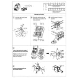 10-Pack Cat6A RJ45 - Toolless 180 Degree Ethernet Wall Coupler