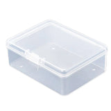 10 Pack Clear Storage Box with Snap-tight Closure Latch Jewelry Bead Container