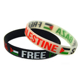 10 Pack SAVE GAZA Silicone Rubber Wristband Bracelets for Women Men