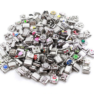 10 Pack Italian Charm Links Bracelet Jewelry DIY Making Parts