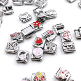 10 Pack Italian Charm Links Bracelet Jewelry DIY Making Parts