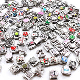 10 Pack Italian Charm Links Bracelet Jewelry DIY Making Parts