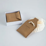 10-Pack Microfiber Jewelry Pouches Suede Envelope Flap Gift Bags